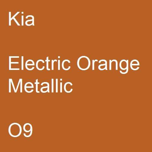 Kia, Electric Orange Metallic, O9.